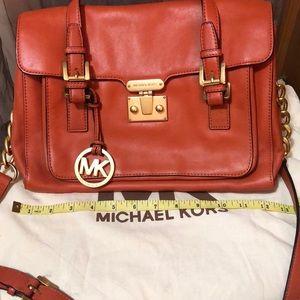 Authentic Michael Kors Satchel in Orange